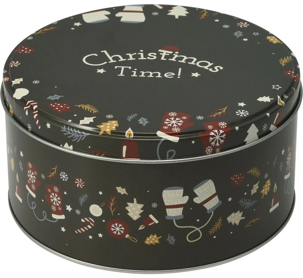 Świąteczne pudełko na ciastka i pierniki, Boże Narodzenie, zestaw 3 szt.