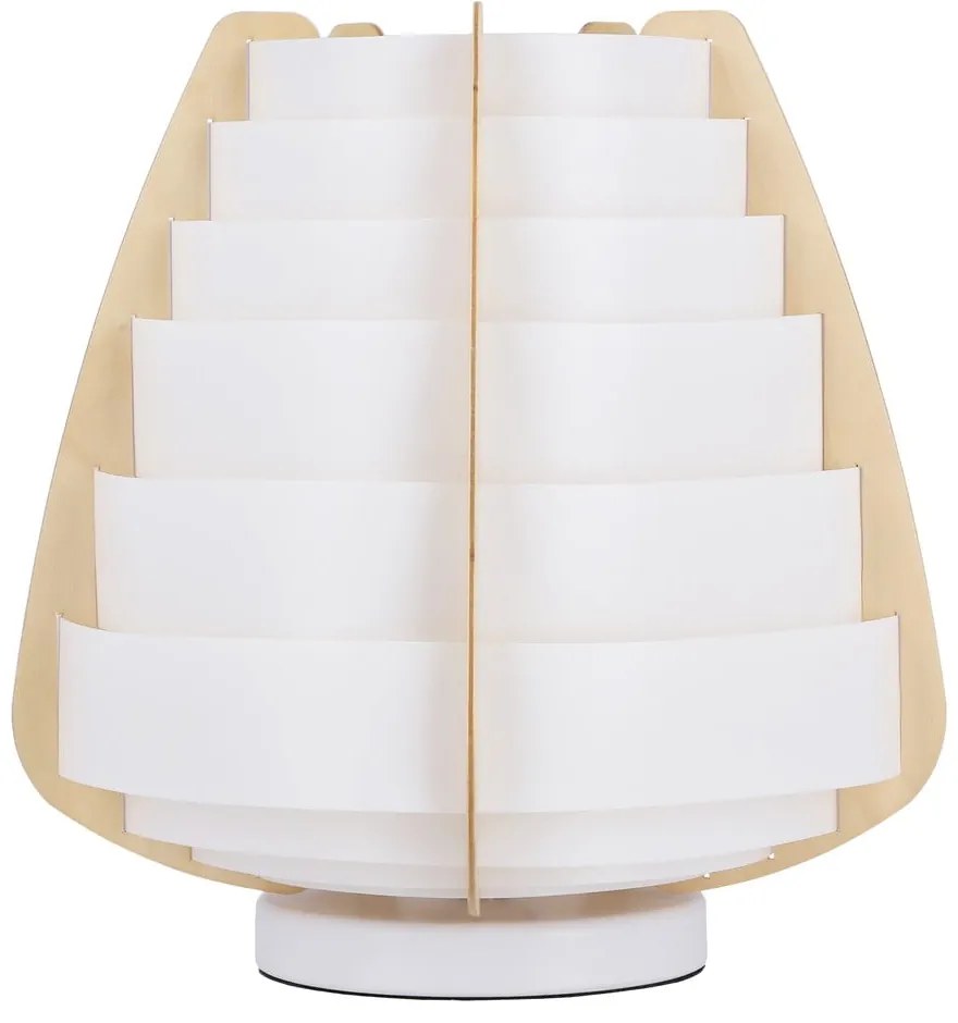 Biała lampa stołowa (wysokość 27 cm) Nagoja – Candellux Lighting