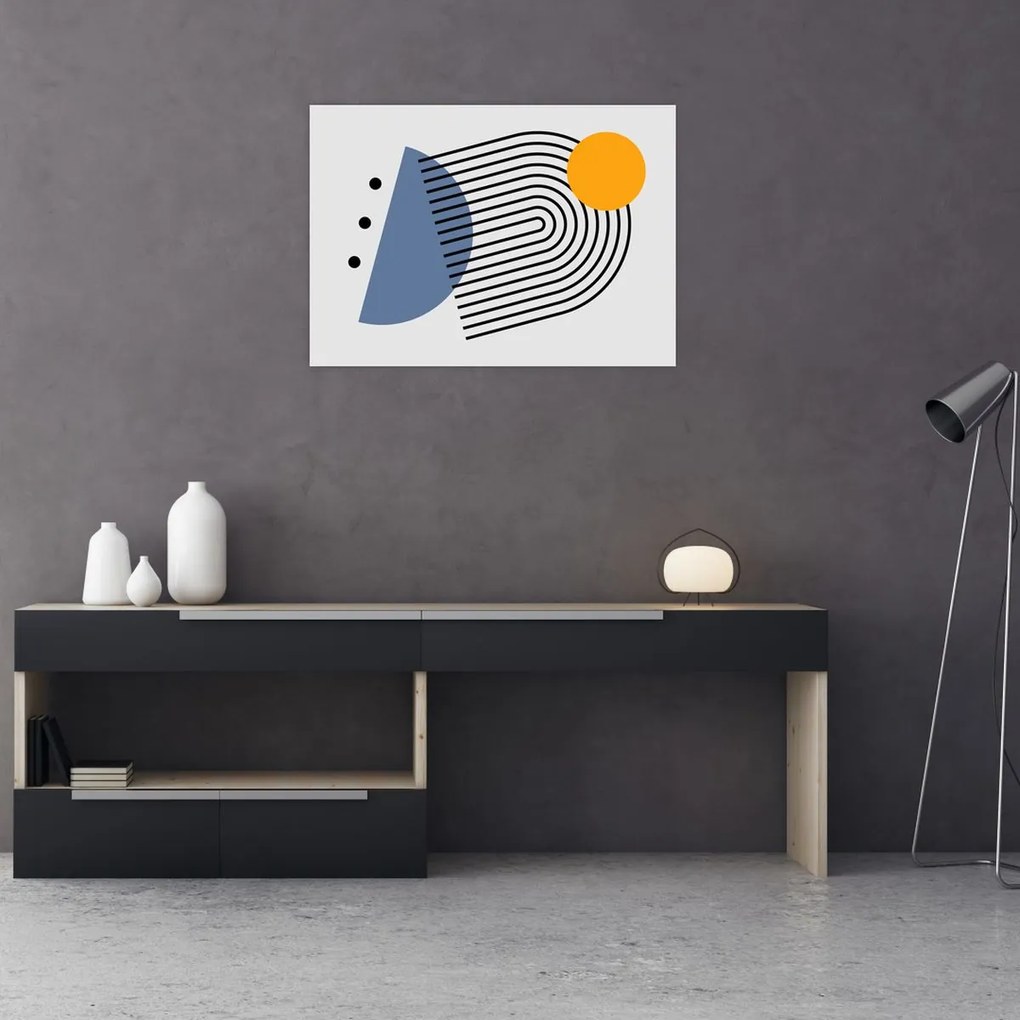 Obraz - Minimalistyczna abstrakcja N⁰2 (70x50 cm)