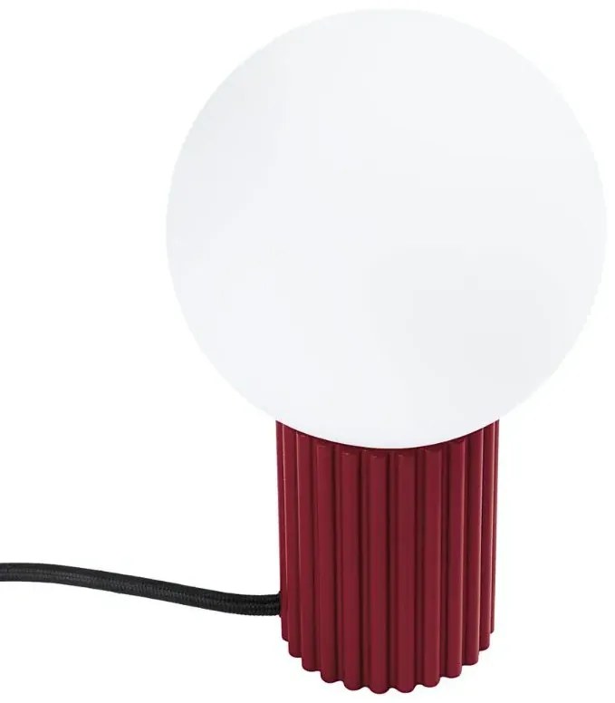 Burgundowa lampka na biurko - K601-Buble