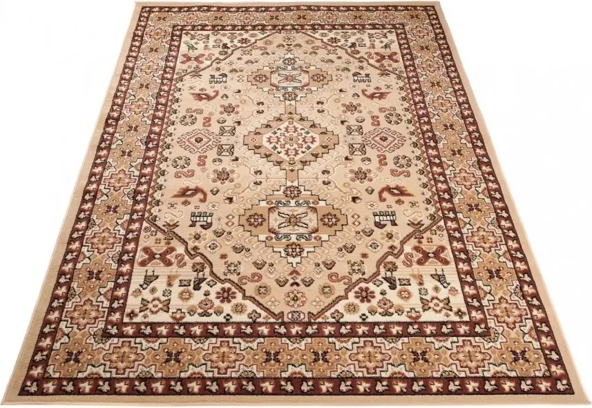 Beżowy dywan boho K3-D86