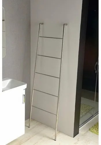 SAPHO SE102 Sega wieszak na ręczniki 55 x 170 x 7cm, szczotkowana stal nierdzewna