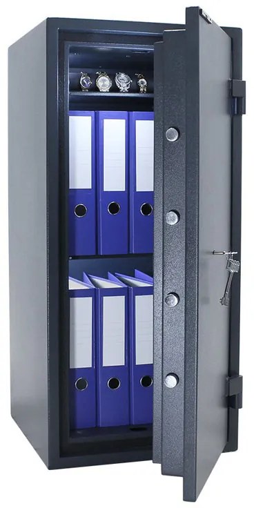 Sejf meblowy ognioodporny FIRE HERO 100, 950 x 440 x 450 mm, mechaniczny - na klucz