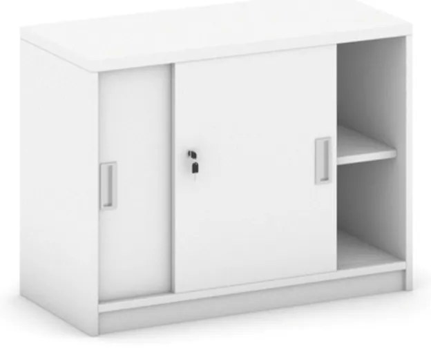 Nadstawka z przesuwnymi drzwiami MIRELLI, 800 x 400 x 600 mm, biały