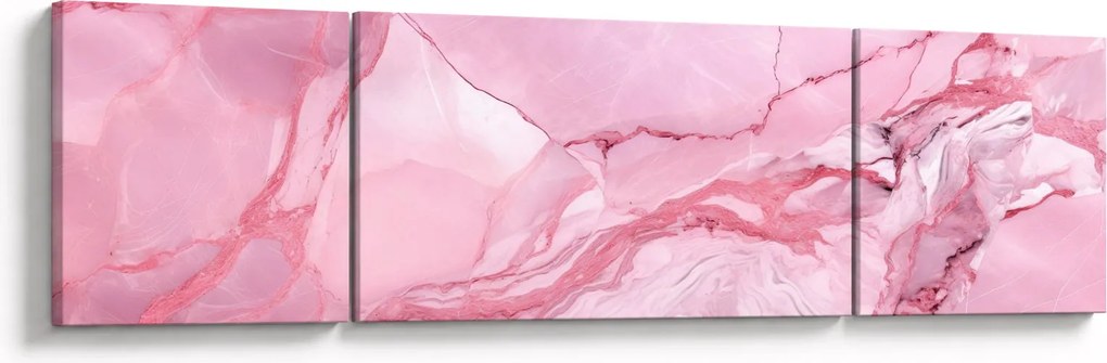 Obraz - Różowy marmur (170x50 cm)