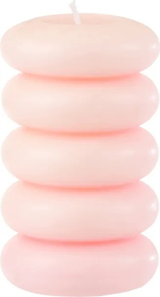 Świeca słupkowa MACARON 11,5 cm różowa