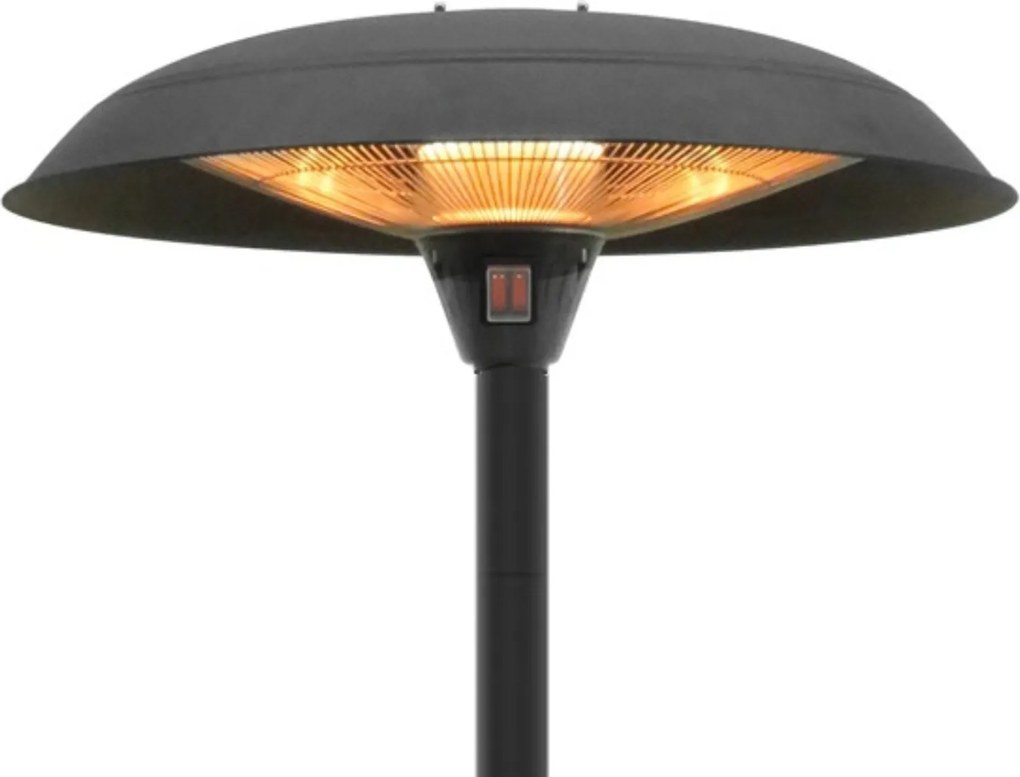 Stojący promiennik podczerwieni na taras, 3000 W, czarny