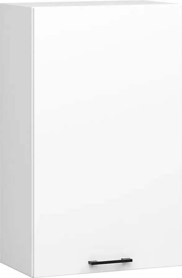 Biała minimalistyczna górna szafka kuchenna 50 cm  M9-D16