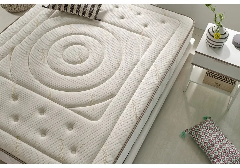 Twardy/średnio twardy piankowy materac dwustronny 180x200 cm Cashmere Premier – Moonia