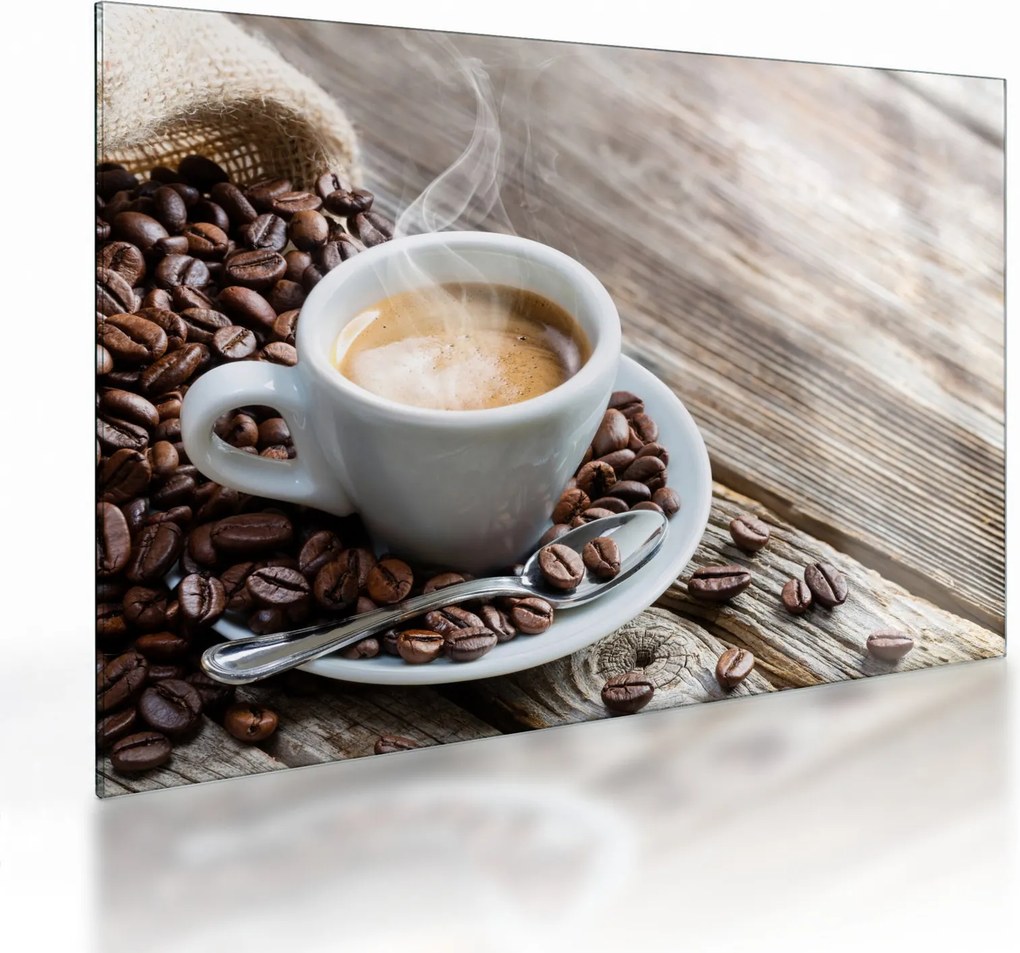Obraz na szkle - Espresso (70x50 cm)
