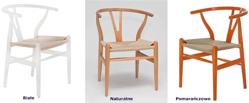 Białe krzesło typu hałas - Orfeo