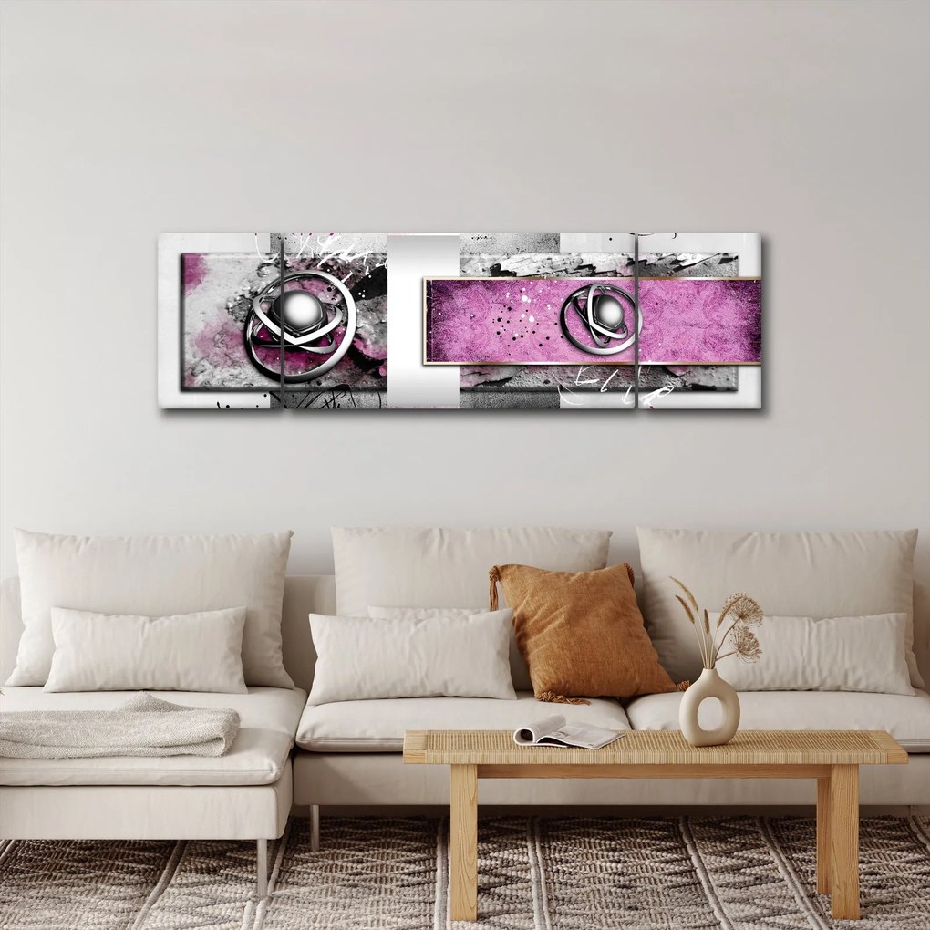 Obraz abstrakcji (170x50 cm)