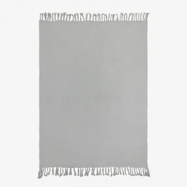 Kocyk Z Gazy Bawełnianej Eloi Szarość Lodu - Sklum