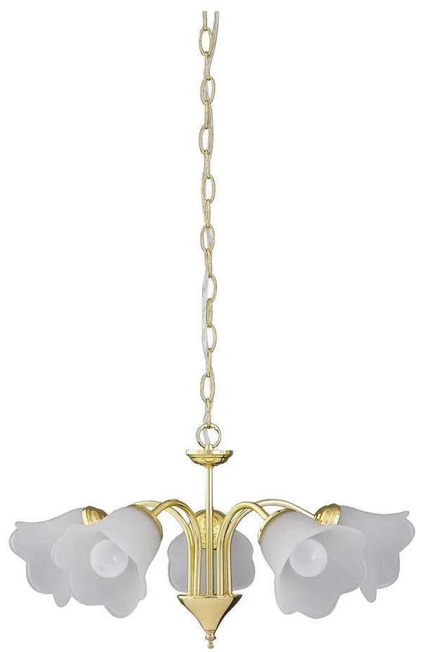 Rabalux 7235 - Żyrandol na łańcuchu RAFAELLA 5xE14/40W/230V