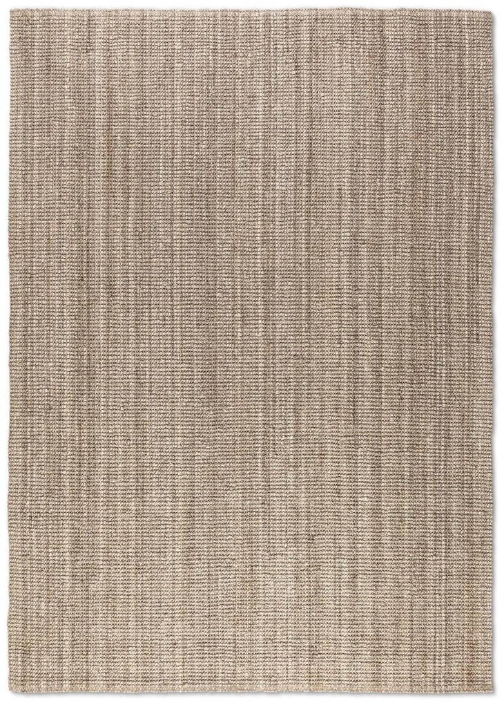 Dywan naturalny jutowy ręcznie tkany Boucle brązowo-szary 60 cm x 90 cm