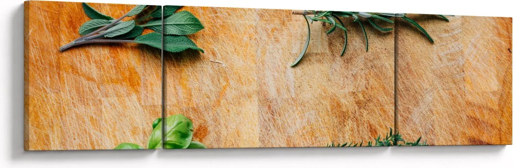 Obraz - Zioła (170x50 cm)