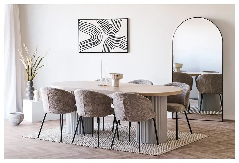 Stół z blatem w dekorze jesionu 100x220 cm Solva – House Nordic