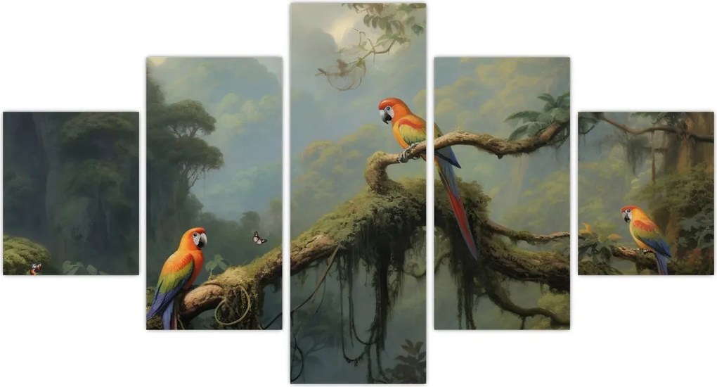 Obraz - Las tropikalny (125x70 cm)