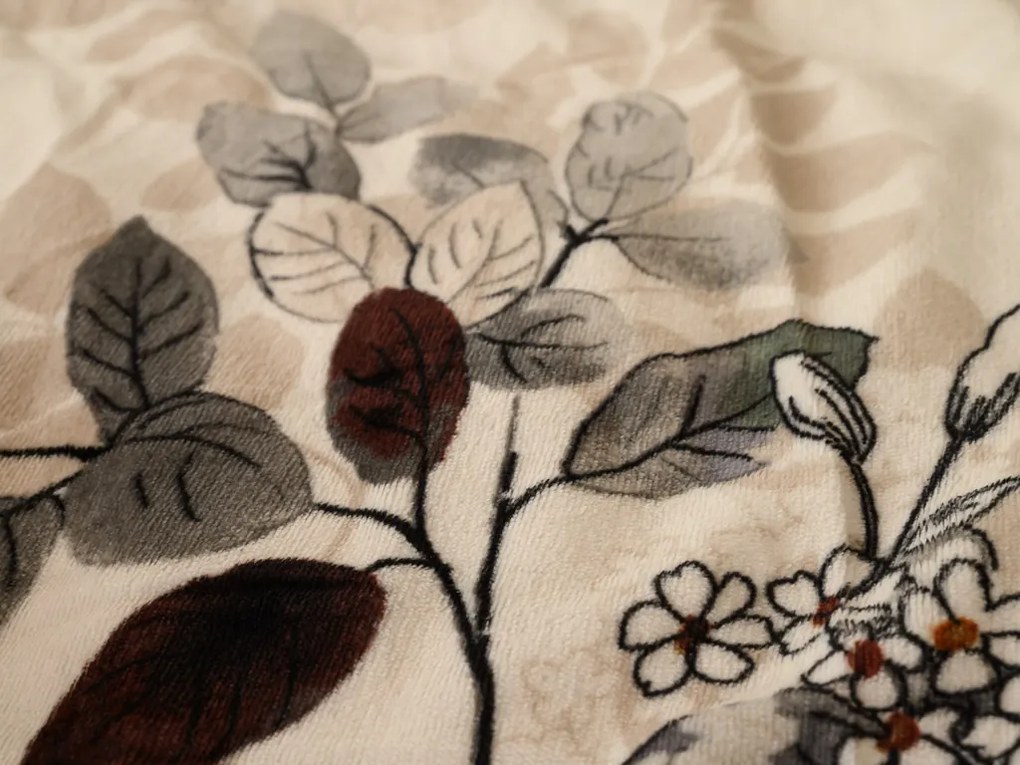 PrzytulneMieszkanie.pl PrzytulneMieszkanie.pl Dwustronna pościel DUO SENSE CARMELIA wzorzysta + poszewka na poduszkę 40x50 cm GRATIS Rozmiar pościeli: 70 x 90 cm | 140 x 200 cm