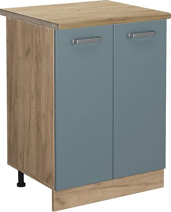 Szafki kuchenne niebiesko-szary 60x60x81.6 r-line