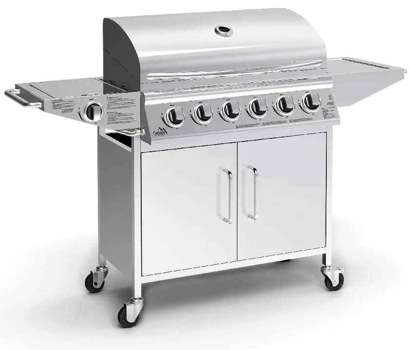 Grill ogrodowy na gaz z kółkami Cattara Manhattan