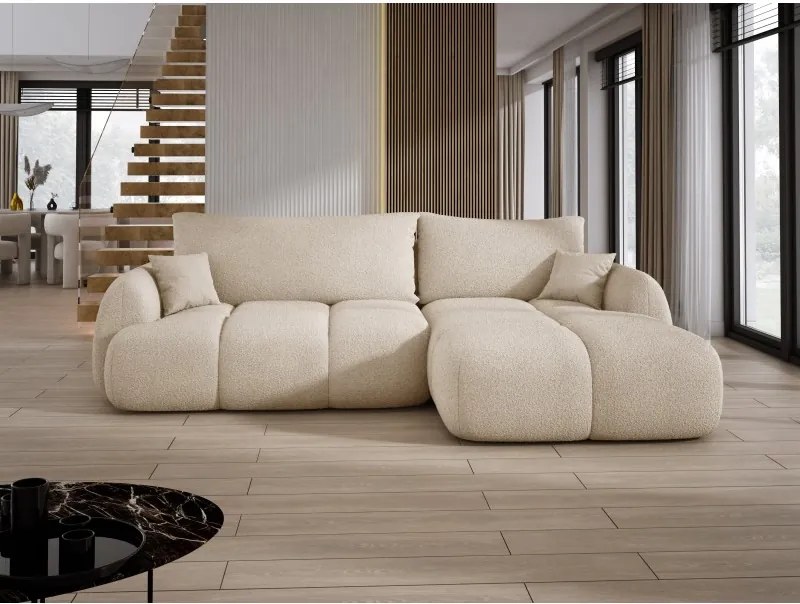 Narożnik COCO WIND z funkcją spania poduszkami i pojemnikiem NOW OR NEVER 06 WERSAL