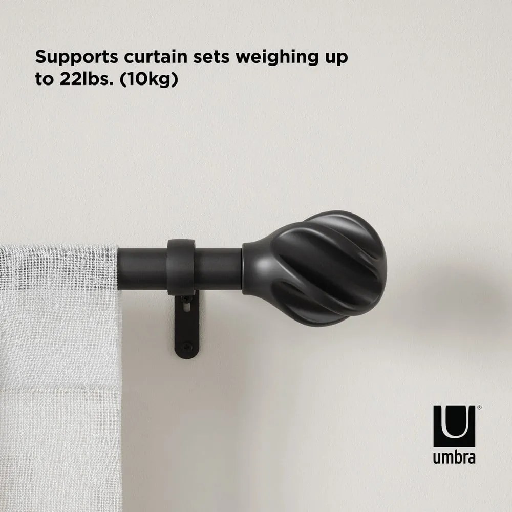Stalowy regulowany karnisz 107 - 305 cm Helix – Umbra
