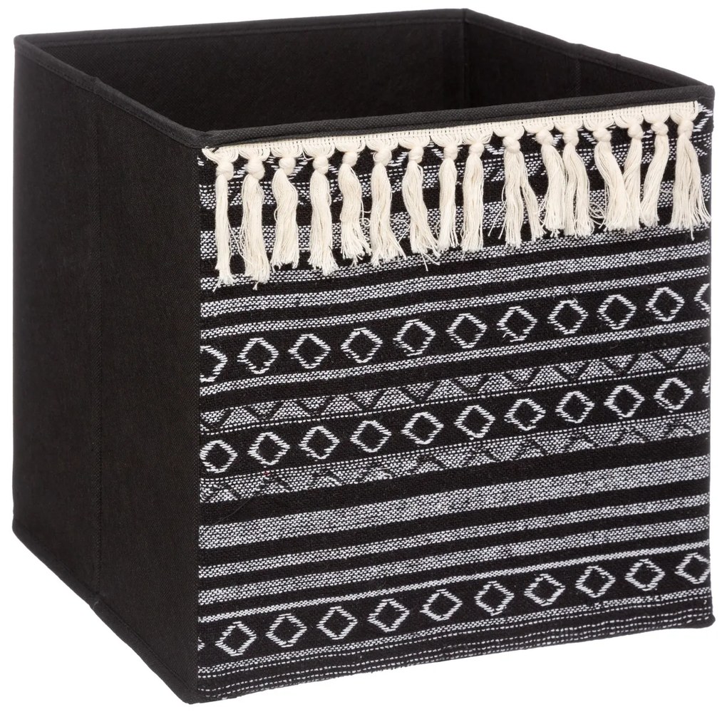 Pudełko do regału tekstylne TASSEL, 31 x 31 x 31 cm