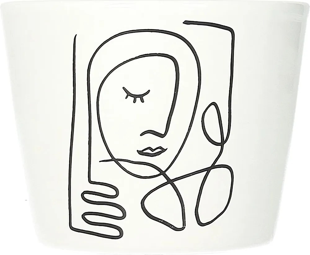 Osłona na doniczkę Face I 8cm