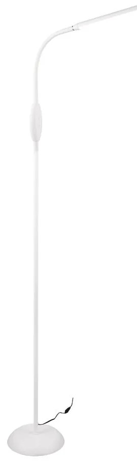 Biała lampa stojąca LED (wys. 145 cm) Toro – Trio