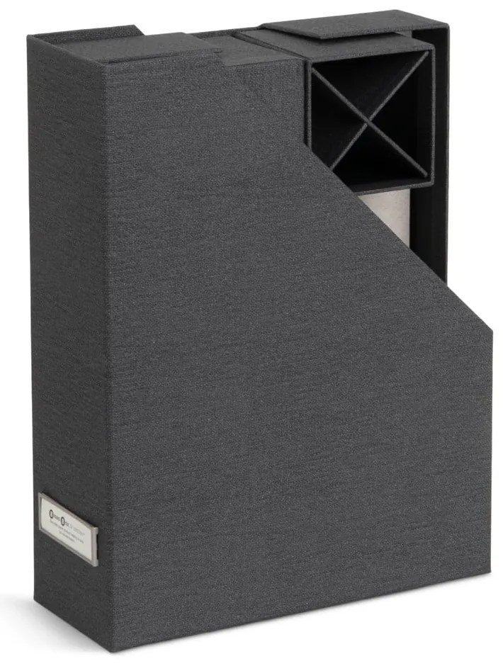 Kartonowe organizery zestaw 4 szt. Hugo Canvas Paper Laminate – Bigso