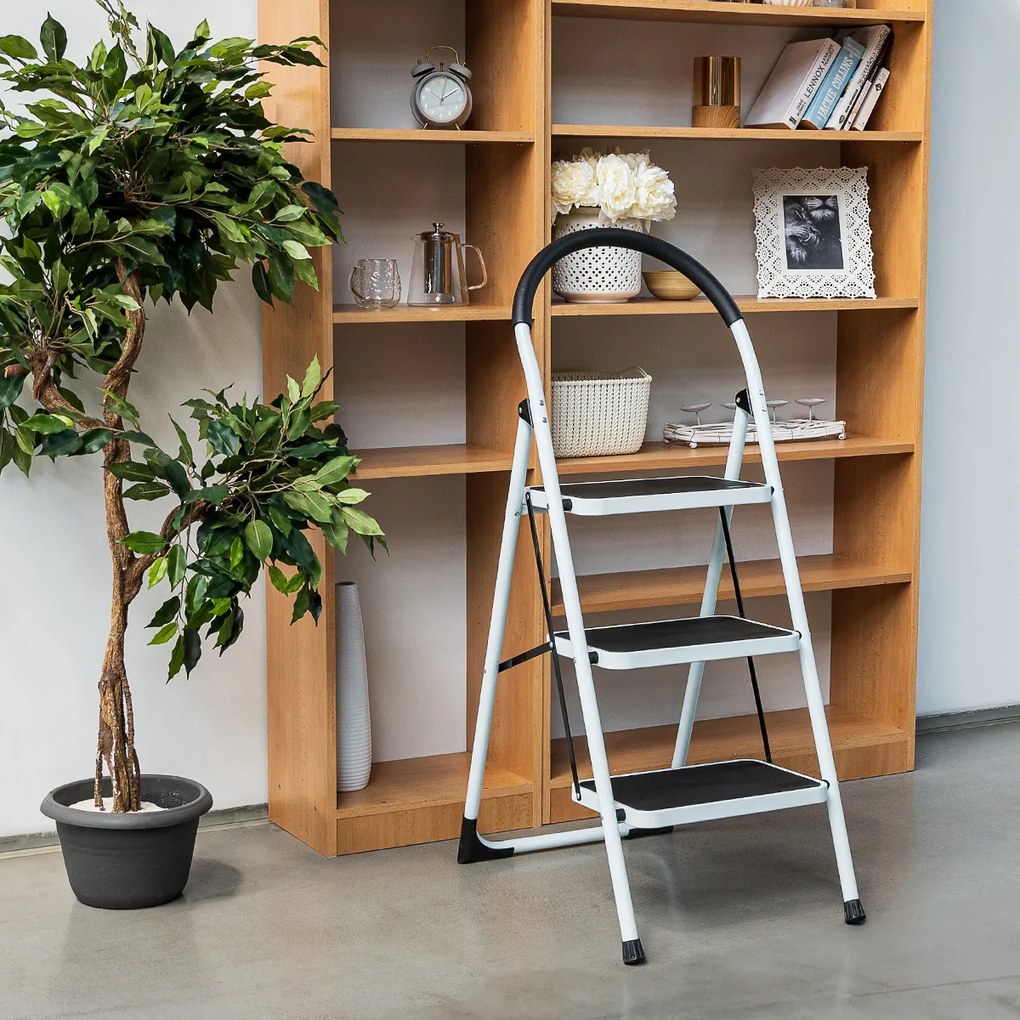 4Home Składane schodki stalowe Steps, 3 stopnie, 3 stopnie