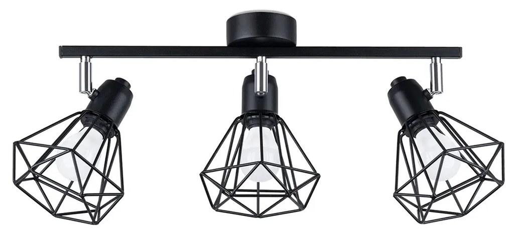Listwa oświetleniowa ARTEMIS 3 czarna SOLLUX LIGHTING