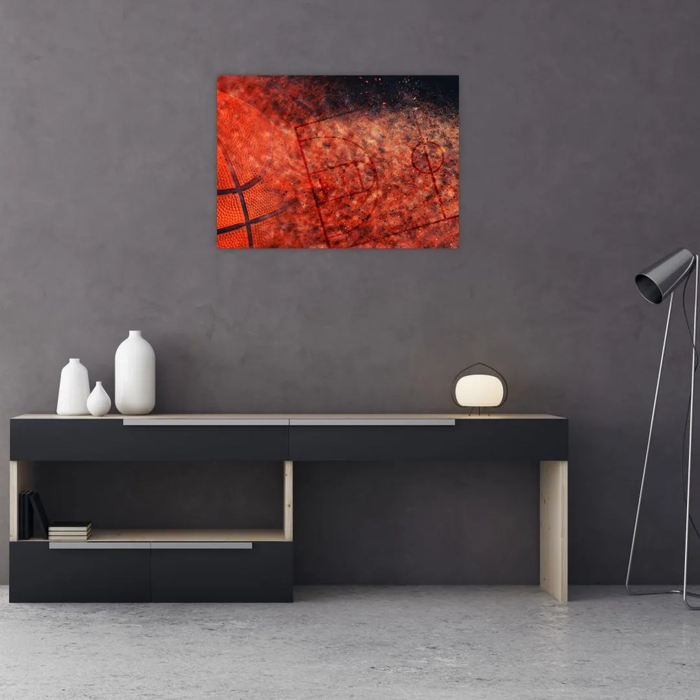 Obraz - Piłka do koszykówki (70x50 cm)