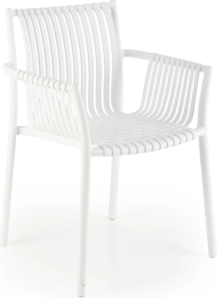 Sztaplowane krzesło ogrodowe z podłokietnikami K492