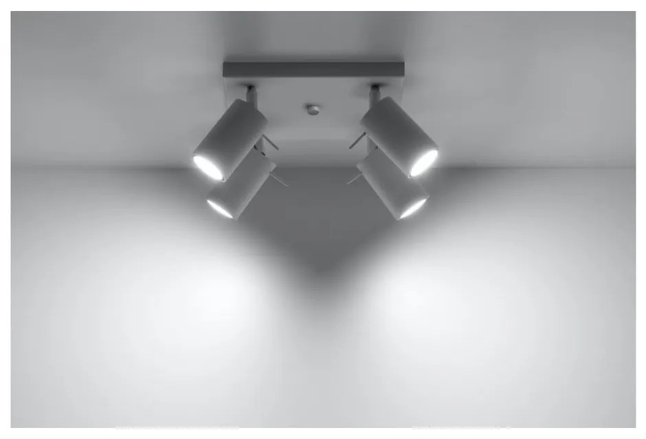 Biała lampa sufitowa Sollux Etna 4