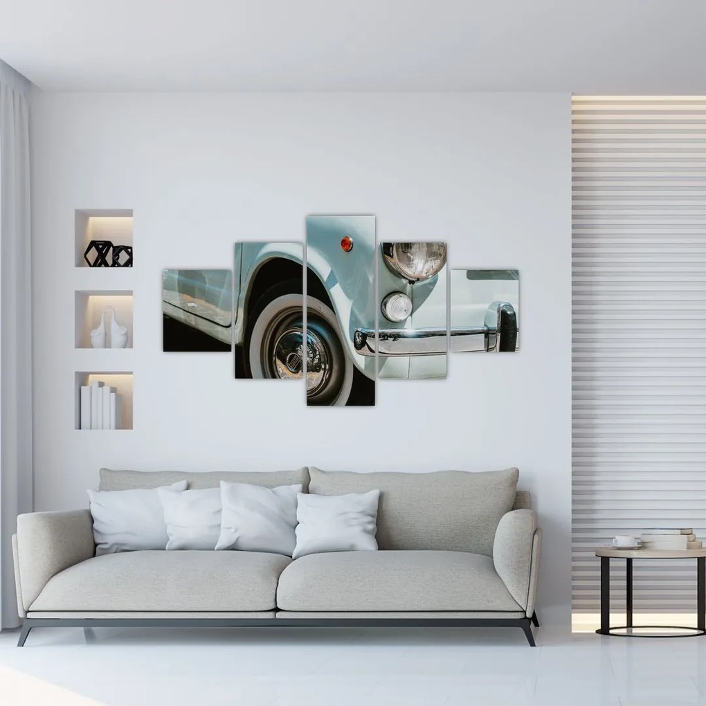 Obraz - Fiat retro samochód (125x70 cm)