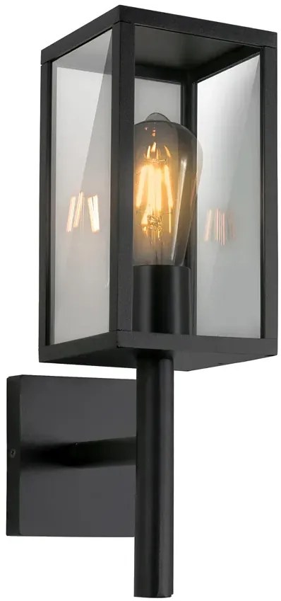 Czarny industrialny kinkiet ogrodowy - 5X D167 Z4-S19