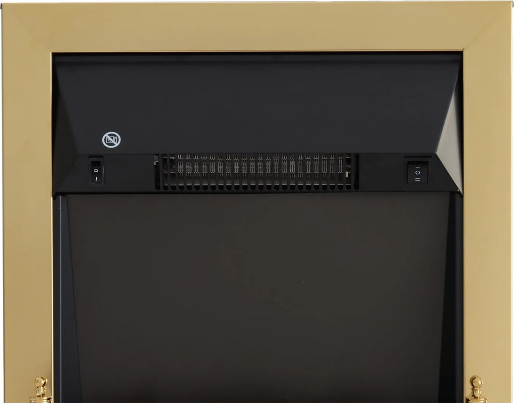 HOMCOM kominek elektryczny piec kominkowy 2000 W