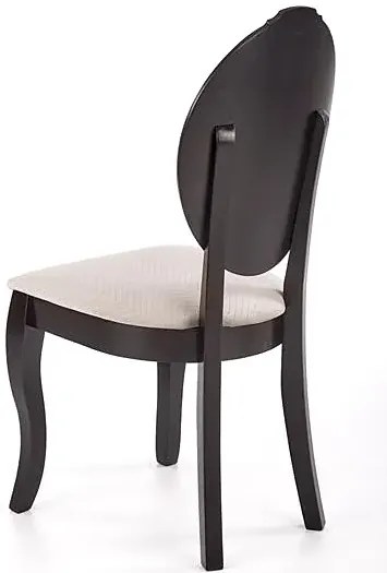 Beżowe stylowe krzesło drewniane G2-R71