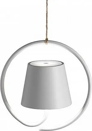 Lampa wisząca LED Poldina Bianca z możliwością ładowania i ściemniania