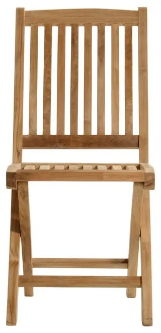 Drewniane krzesło ogrodowe w naturalnym kolorze Langli – Hartman
