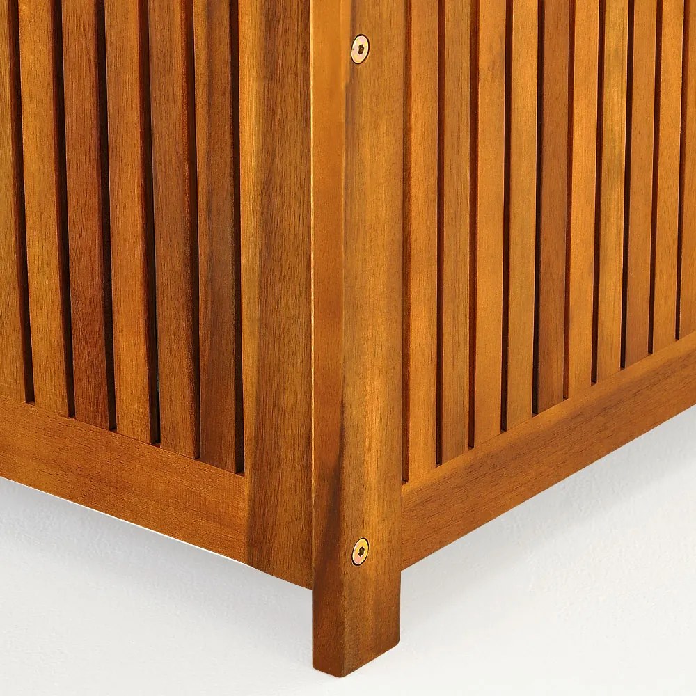 Drewniana skrzynia ACACIA, 117x50x59cm, naturalny brąz Jurhan