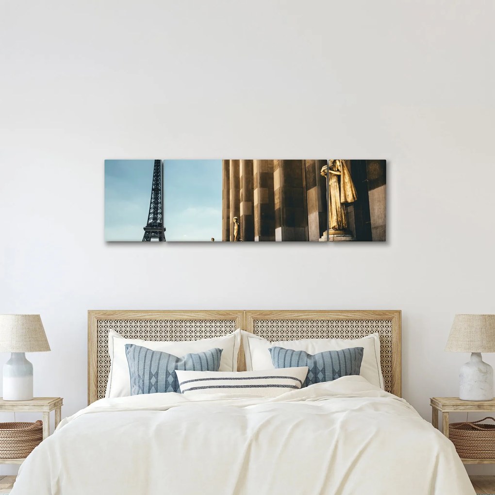 Obraz z placu Trocadero, Paryż (170x50 cm)