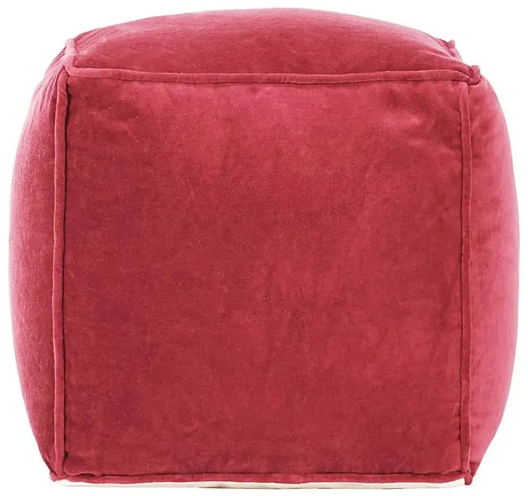 Różowa pufa tapicerowana siedzisko G0-C04