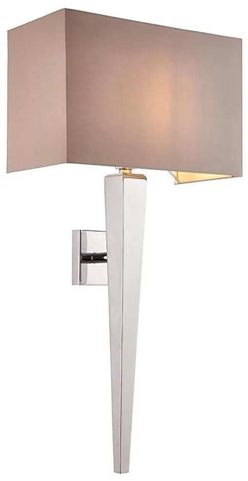 Endon 56706 - Kinkiet MORETO 1xE14/7W/230V błyszczący chrom/szary