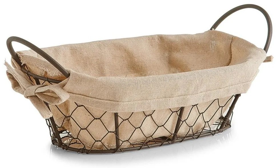 Koszyk na chleb, pieczywo, owoce COUNTRY STYLE, 26x17x9 cm, ZELLER
