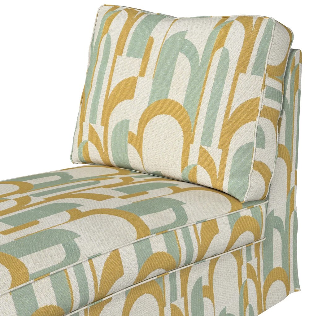 Pokrowiec na szezlong/ leżankę Ektorp wolnostojący prosty tył