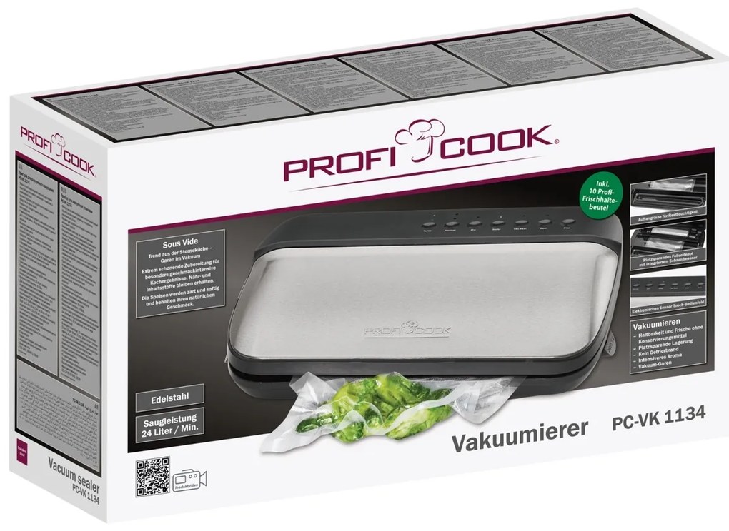 ProfiCook VK 1134 zgrzewarka próżniowa