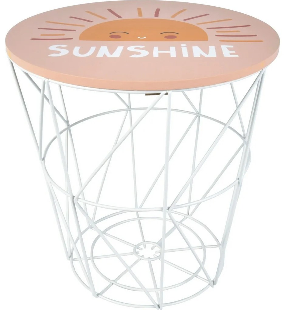 Hatu Stolik do przechowywania dla dzieci Sunshine, 30 x 30 x 30 cm